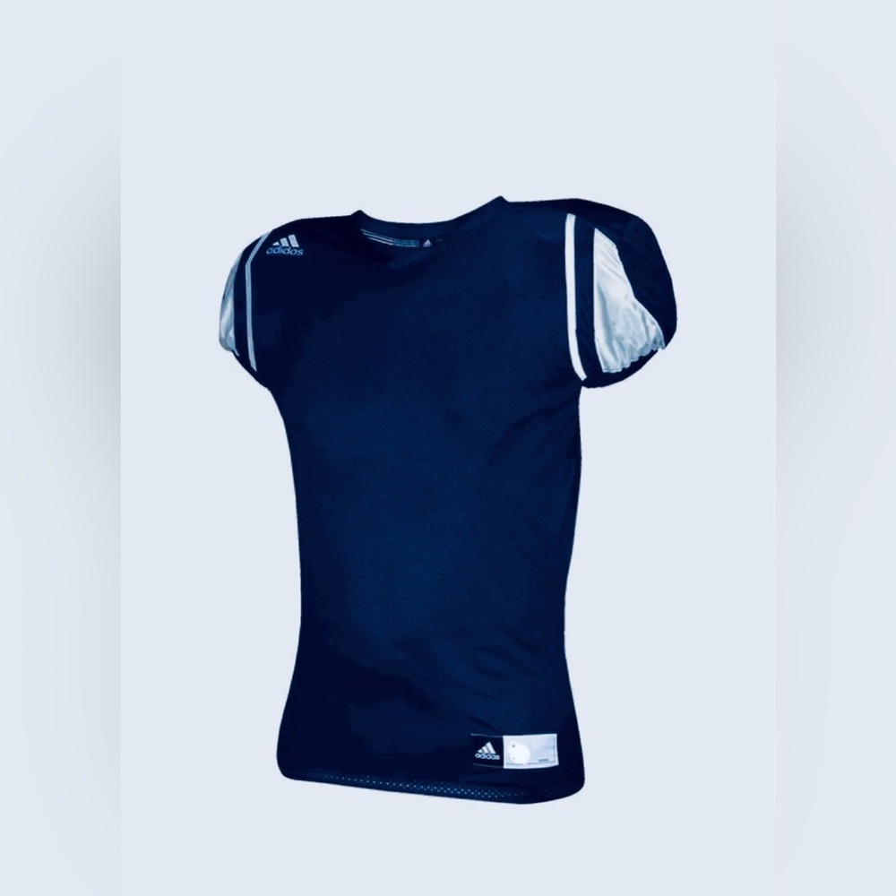 NEW- Size XL Adult Adidas Climacool Checkdown Football Jersey Nylon Blend Navy